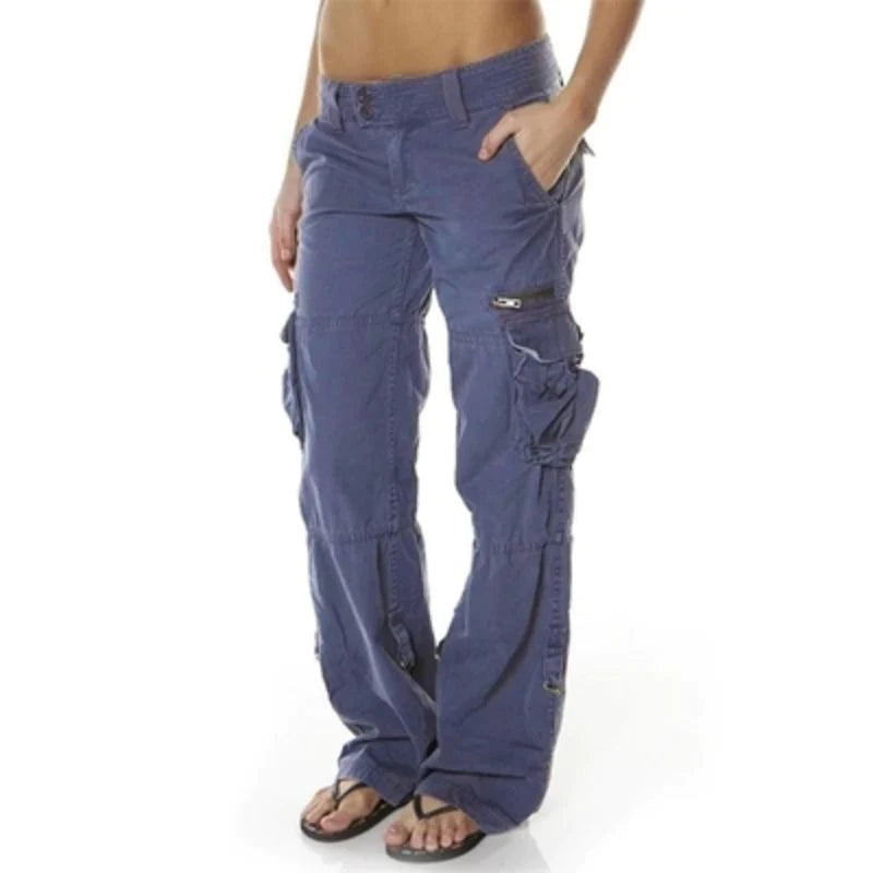 Sophie - Pantalon cargo léger femme
