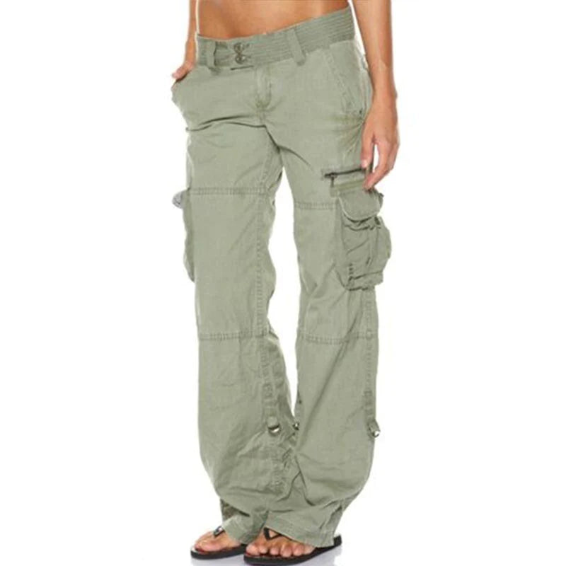 Sophie - Pantalon cargo léger femme