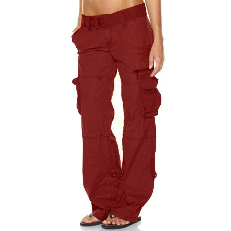 Sophie - Pantalon cargo léger femme