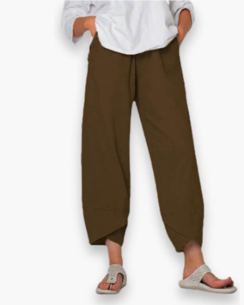 Pantalon élégant fuselé pour femme | Léger et confortable
