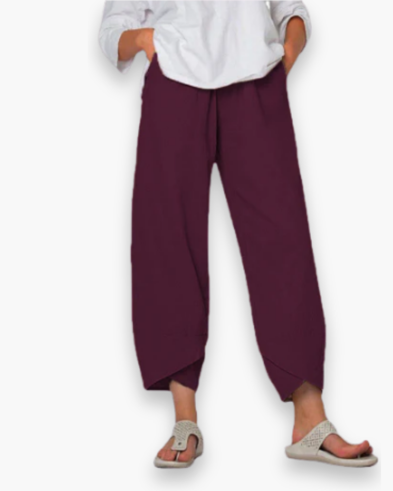 Pantalon élégant fuselé pour femme | Léger et confortable