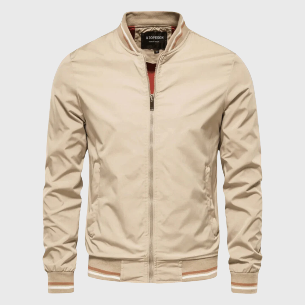 Sébastien - Veste Intemporelle Bomber Zippée