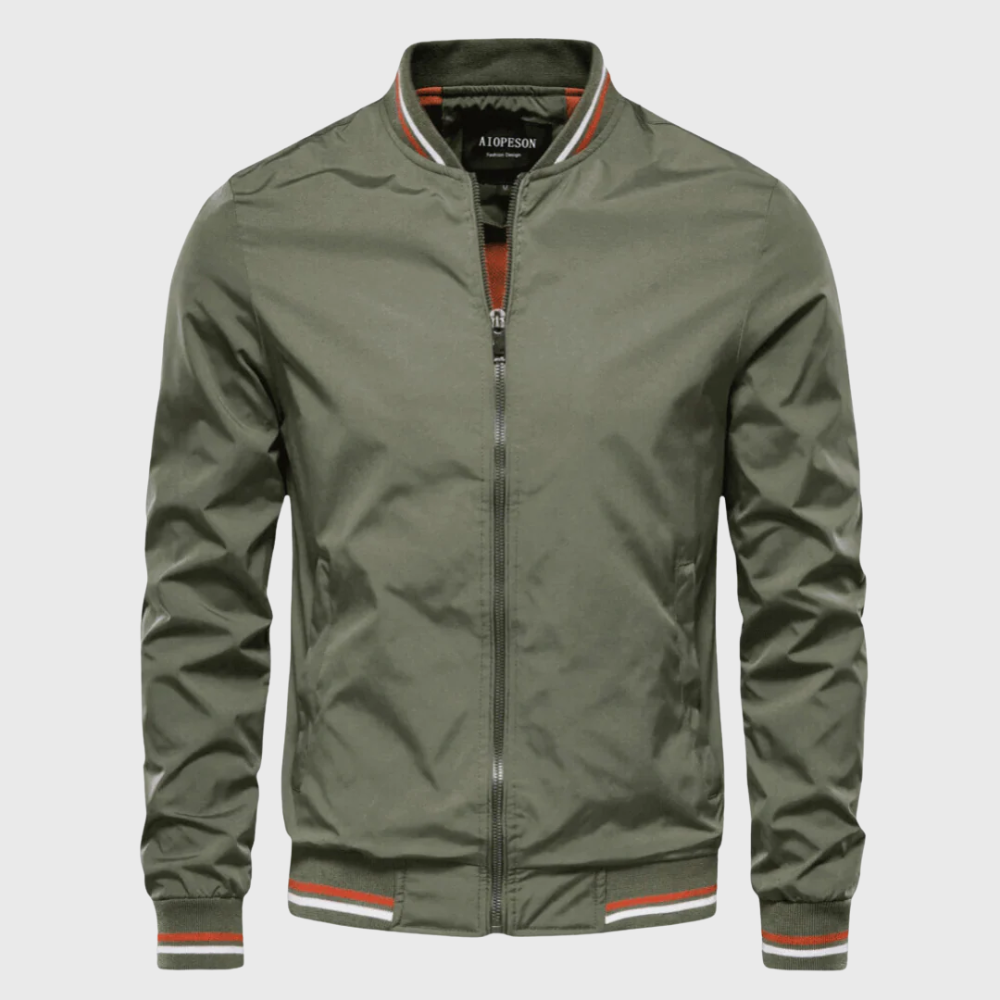 Sébastien - Veste Intemporelle Bomber Zippée