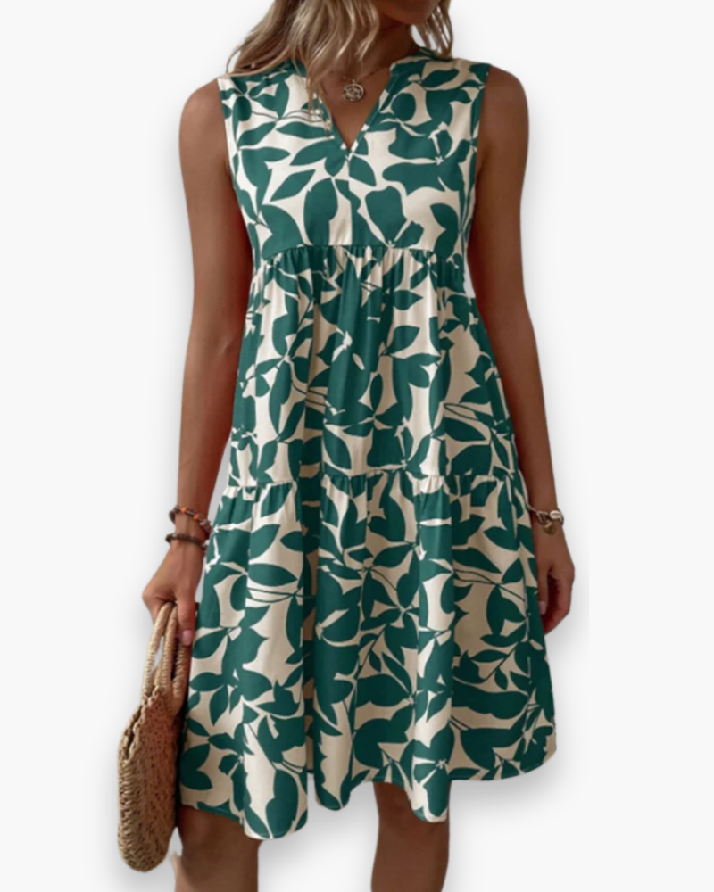 Robe chic courte évasée pour femme | Souple et stable