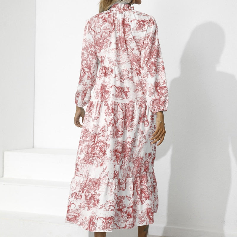 Marine - Robe Maxi D'Été Élégante