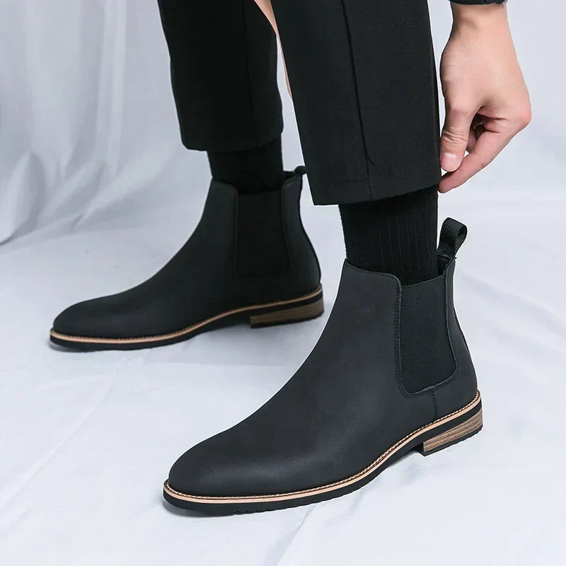 Julien - Bottines Chelsea Élégantes Semelle Crantée