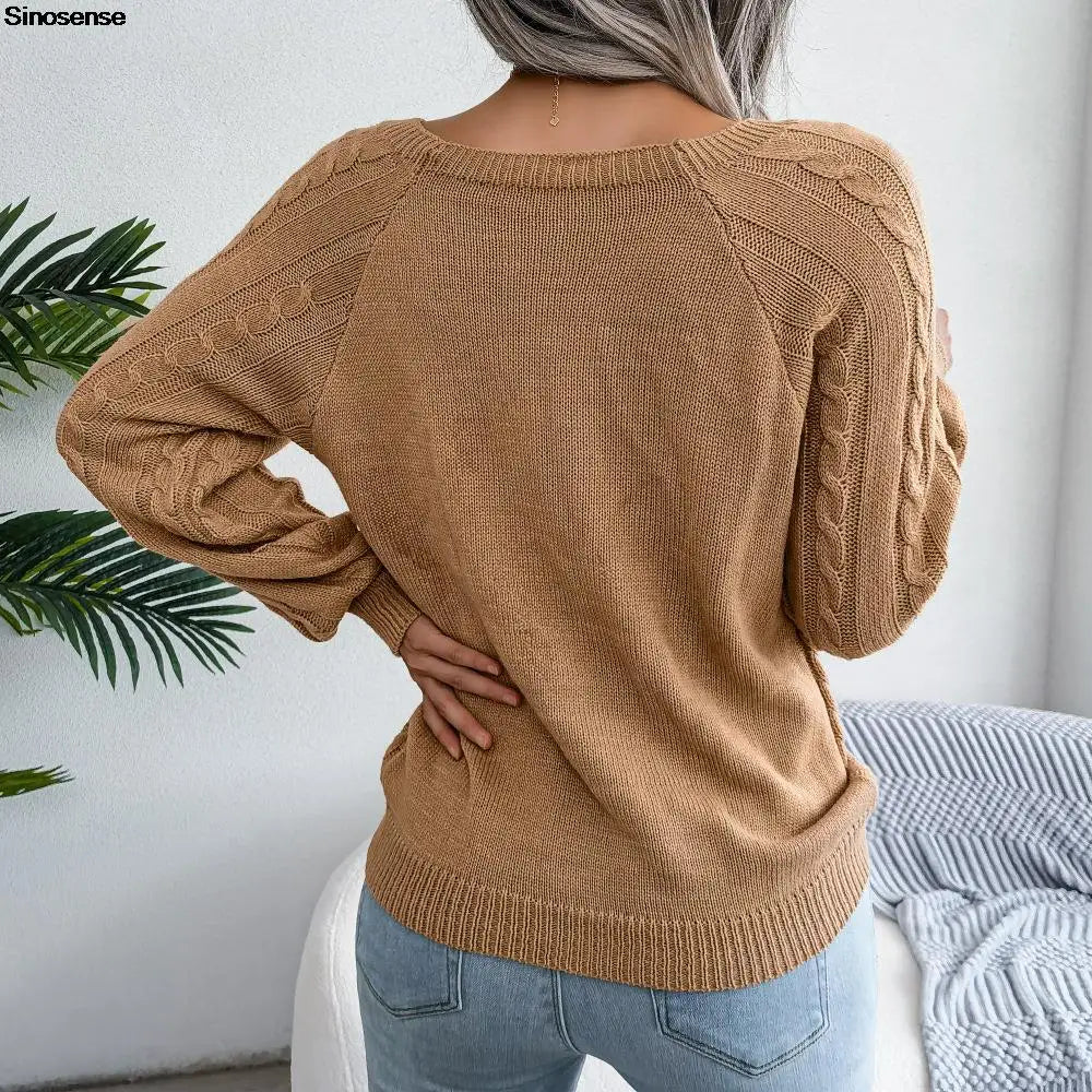 Rosalie – Pull En Maille Avec Encolure Carrée, Élégant Et Intemporel