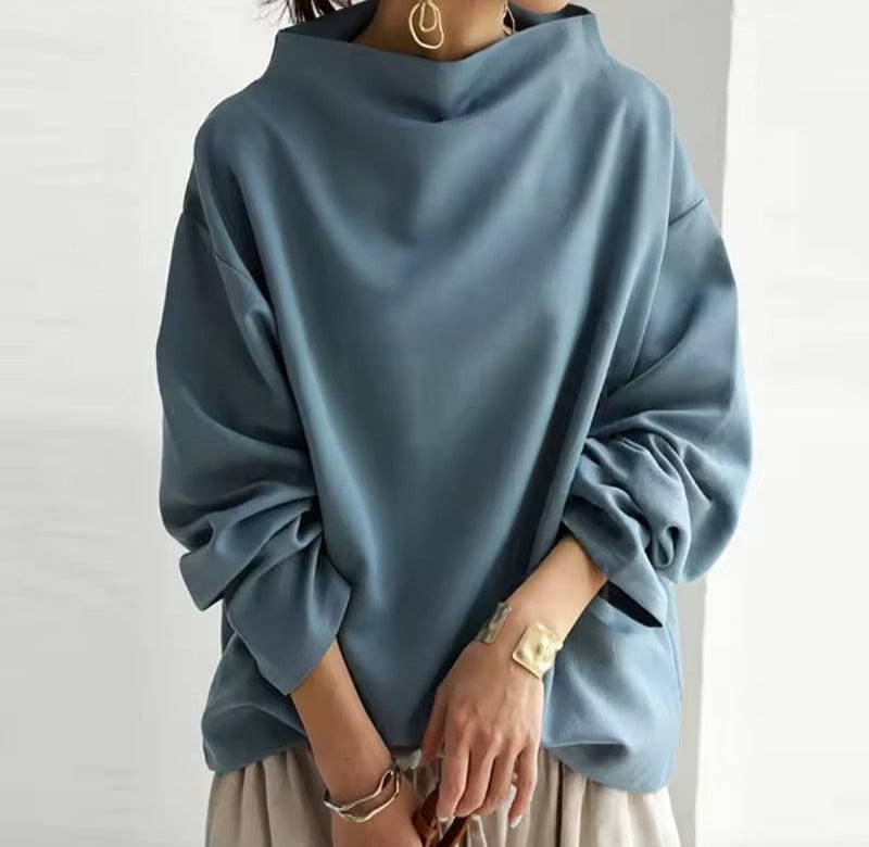 Sophie - Haut Chic Oversize Col Montant