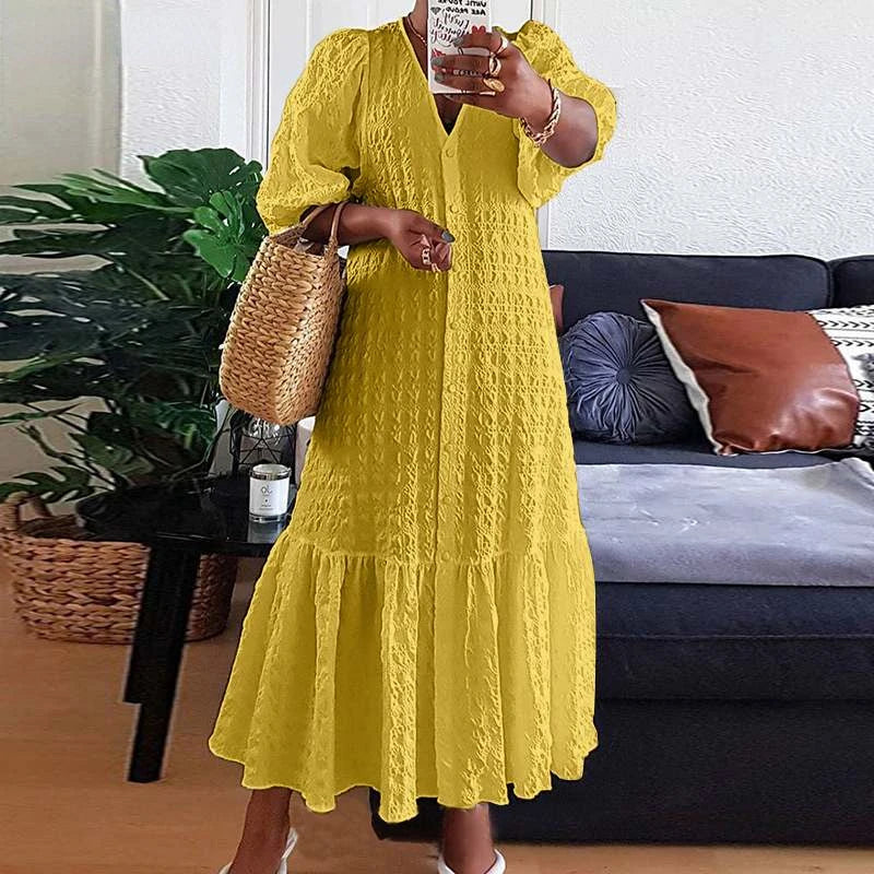 Valérie - Robe Maxi Confortable D'Été