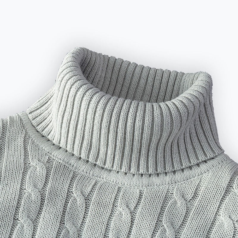 Maxime - Pull Col Roulé Classique Intemporel Homme