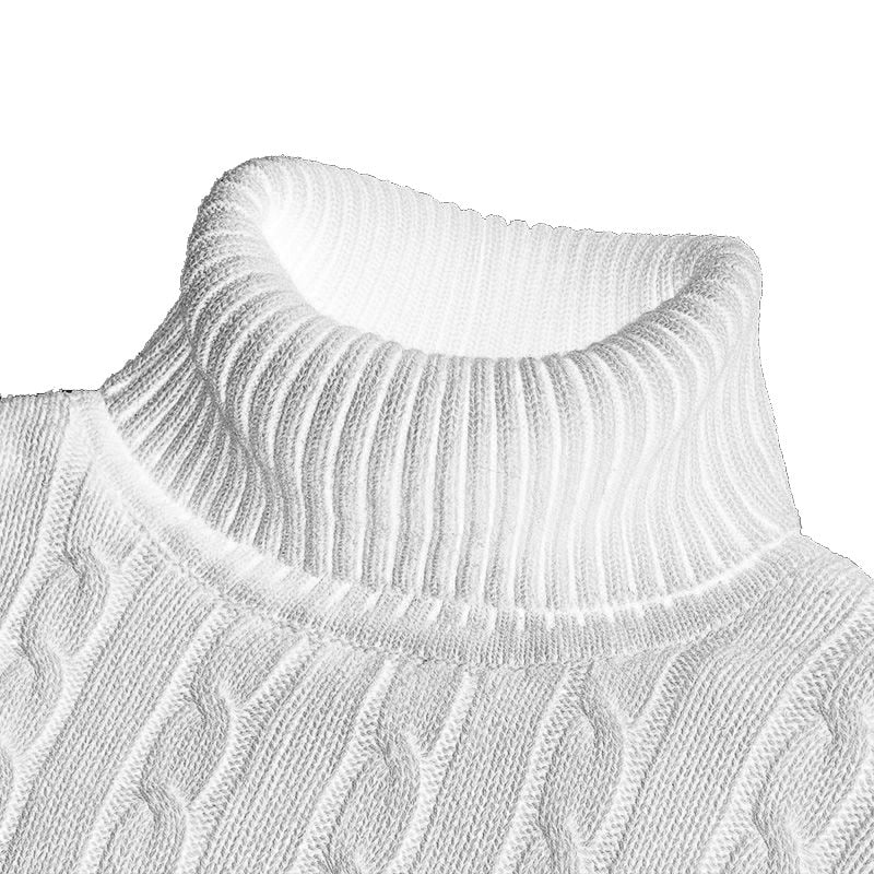 Maxime - Pull Col Roulé Classique Intemporel Homme