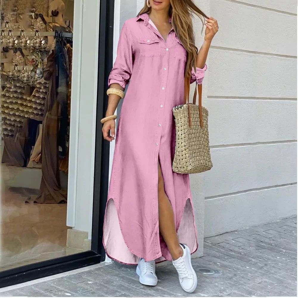 Nathalie - Robe Maxi d'Été Chic