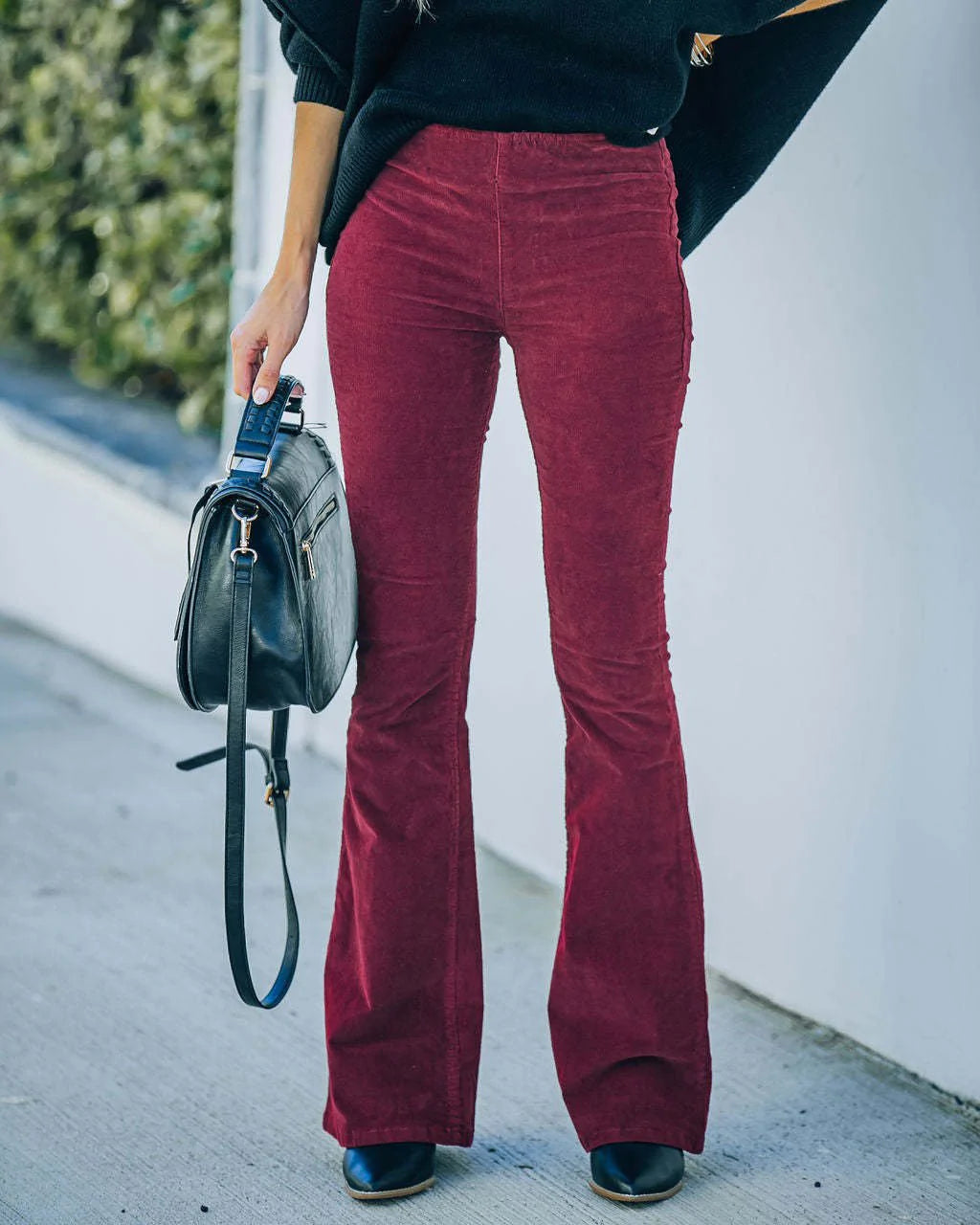 Sophie - Pantalon flare taille haute Femme