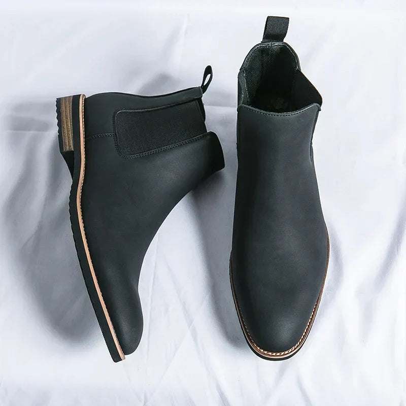Julien - Bottines Chelsea Élégantes Semelle Crantée