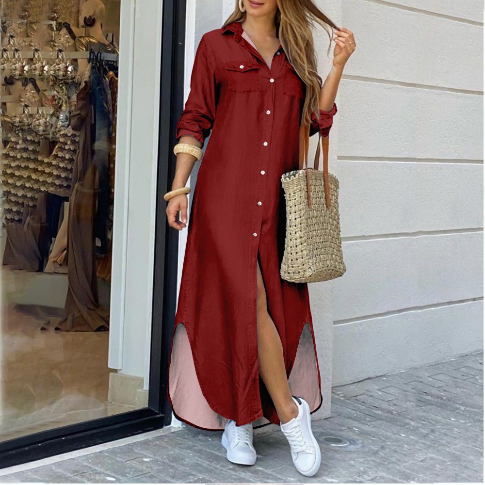 Nathalie - Robe Maxi d'Été Chic