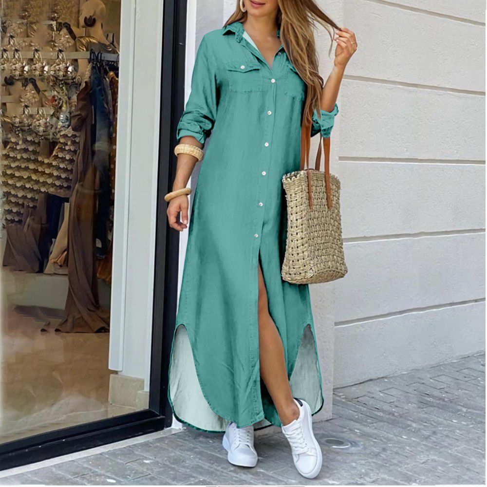 Nathalie - Robe Maxi d'Été Chic