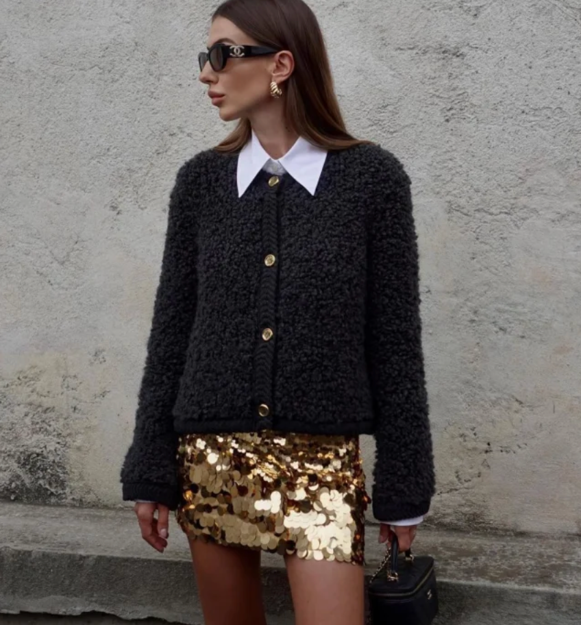 Elina - Cardigan élégant femme