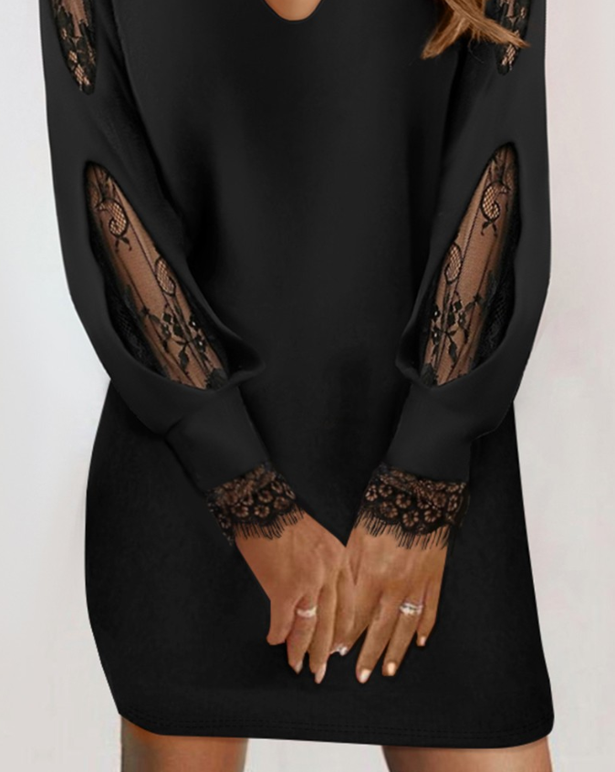 Robe Pull Femme en Dentelle - Fiona