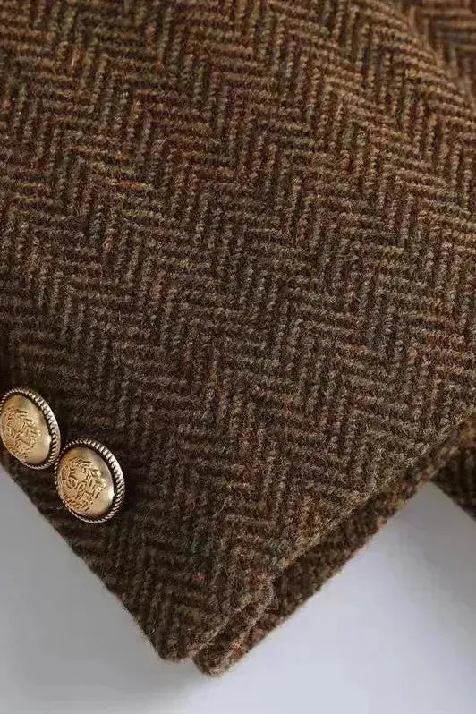 Adèle | Manteau Chic Laine Ceinturé