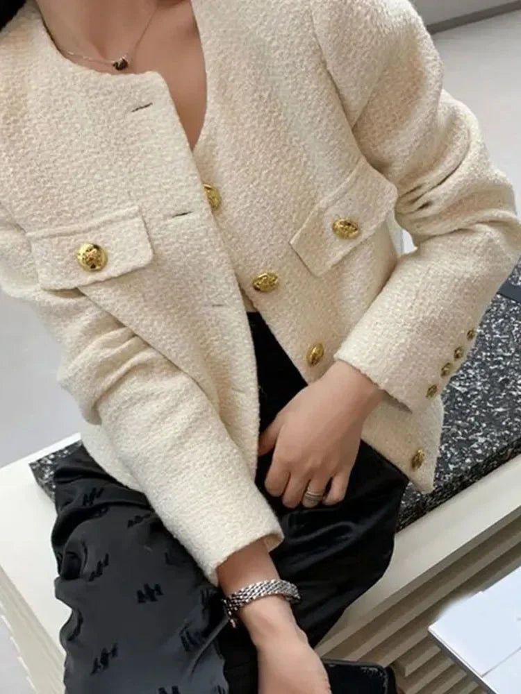 Pauline – Manteau Raffiné Avec Boutons, Parfait Pour Un Look Hivernal Élégant