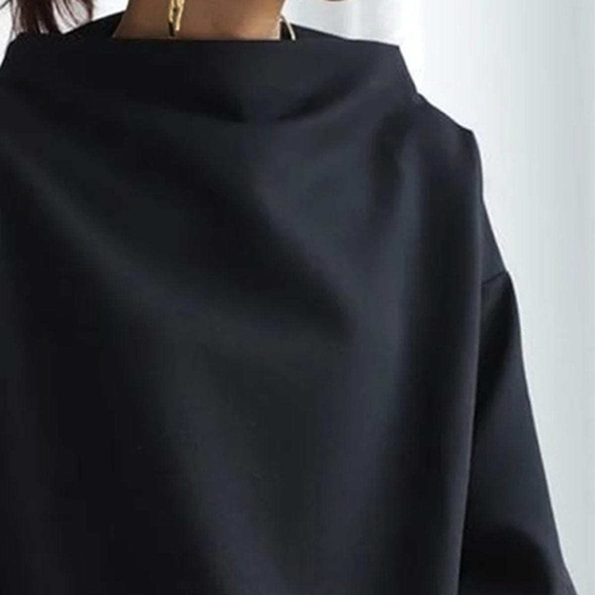 Sophie - Haut Chic Oversize Col Montant