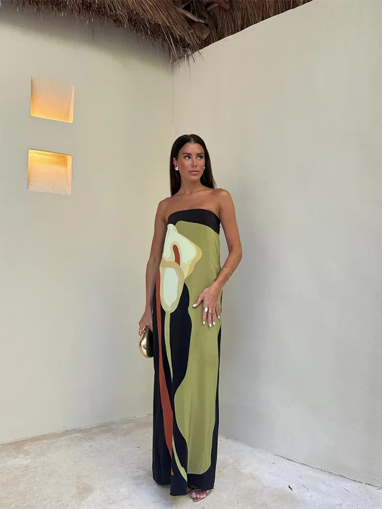 Yasmine - Robe Sans Manches Élégante Et Moderne