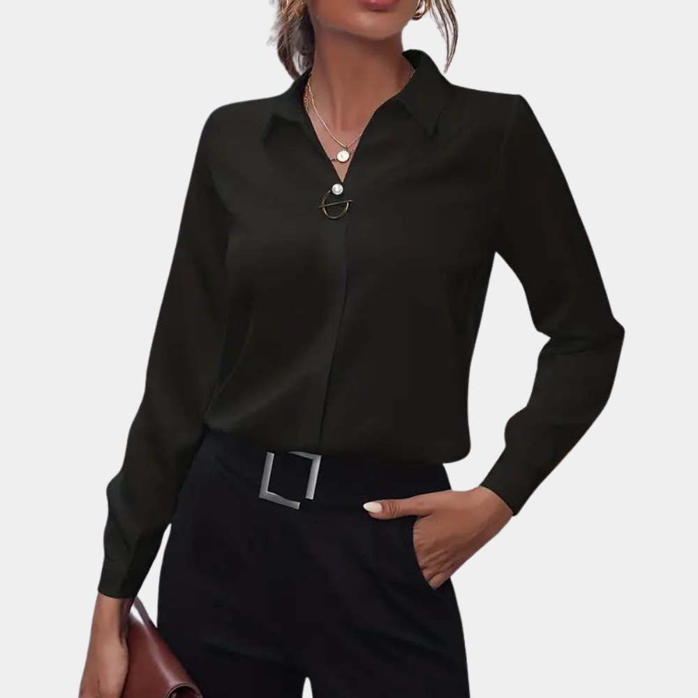 Chemise Femme Manches Longues Chic - Émilie