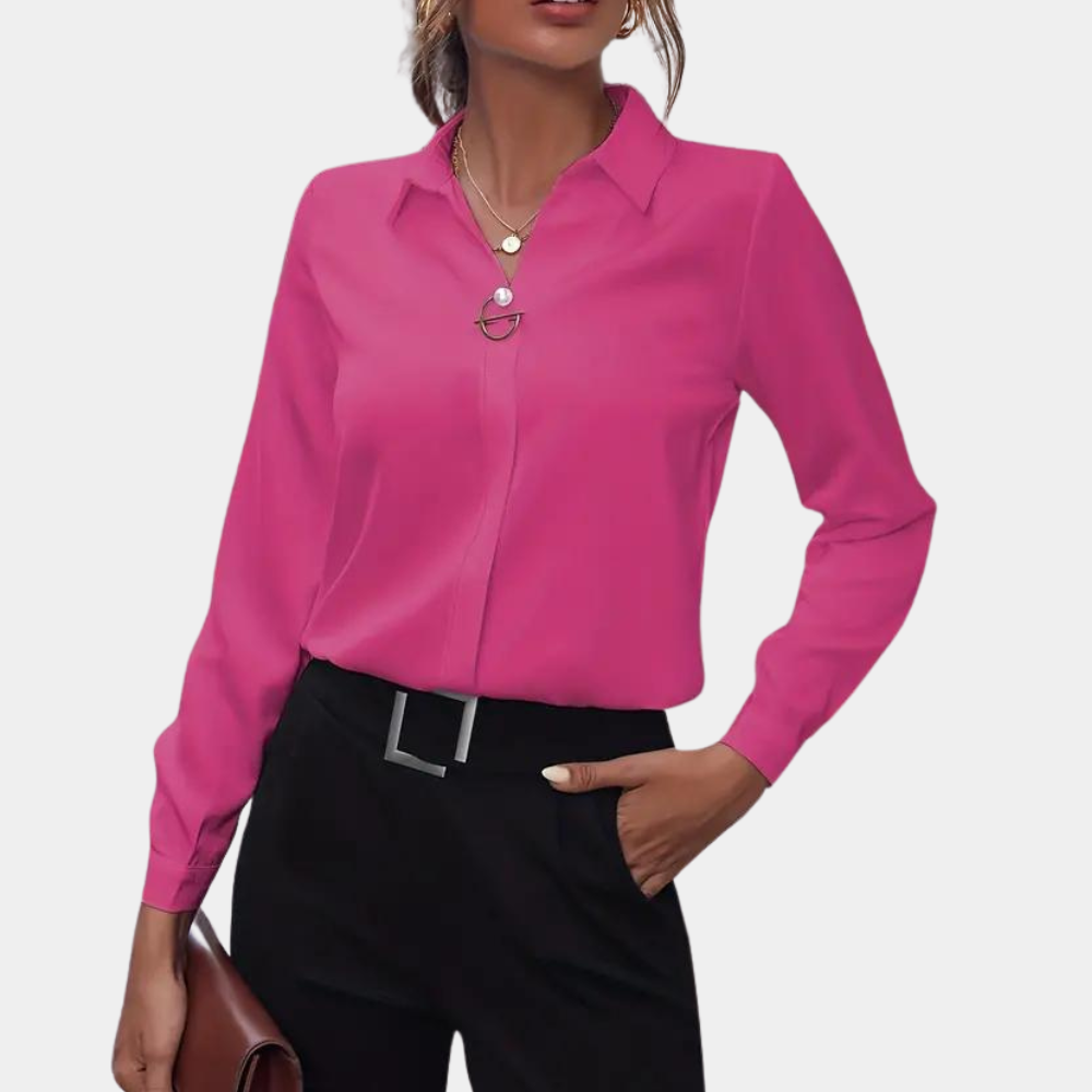 Chemise Femme Manches Longues Chic - Émilie