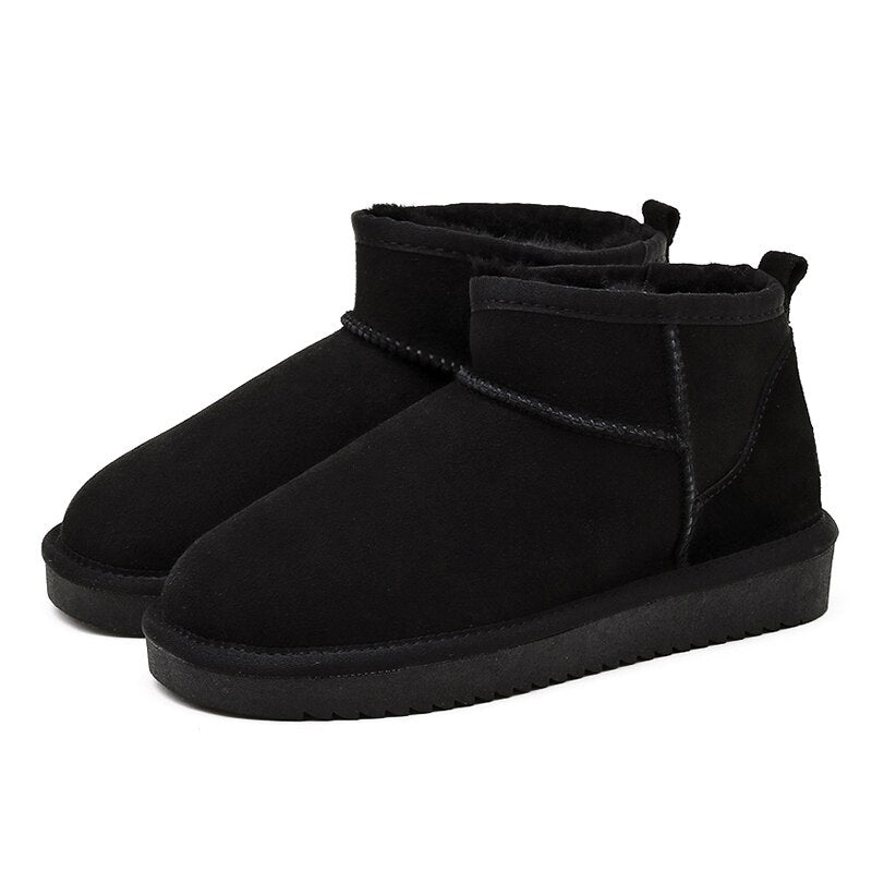 Monique | Bottines Élégantes Courtes Fourrées