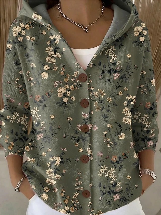 Aurélie - Gilet Chic Bohème Imprimé