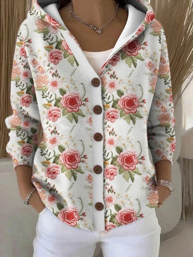Aurélie - Gilet Chic Bohème Imprimé