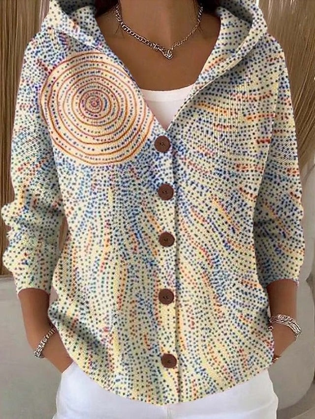 Aurélie - Gilet Chic Bohème Imprimé