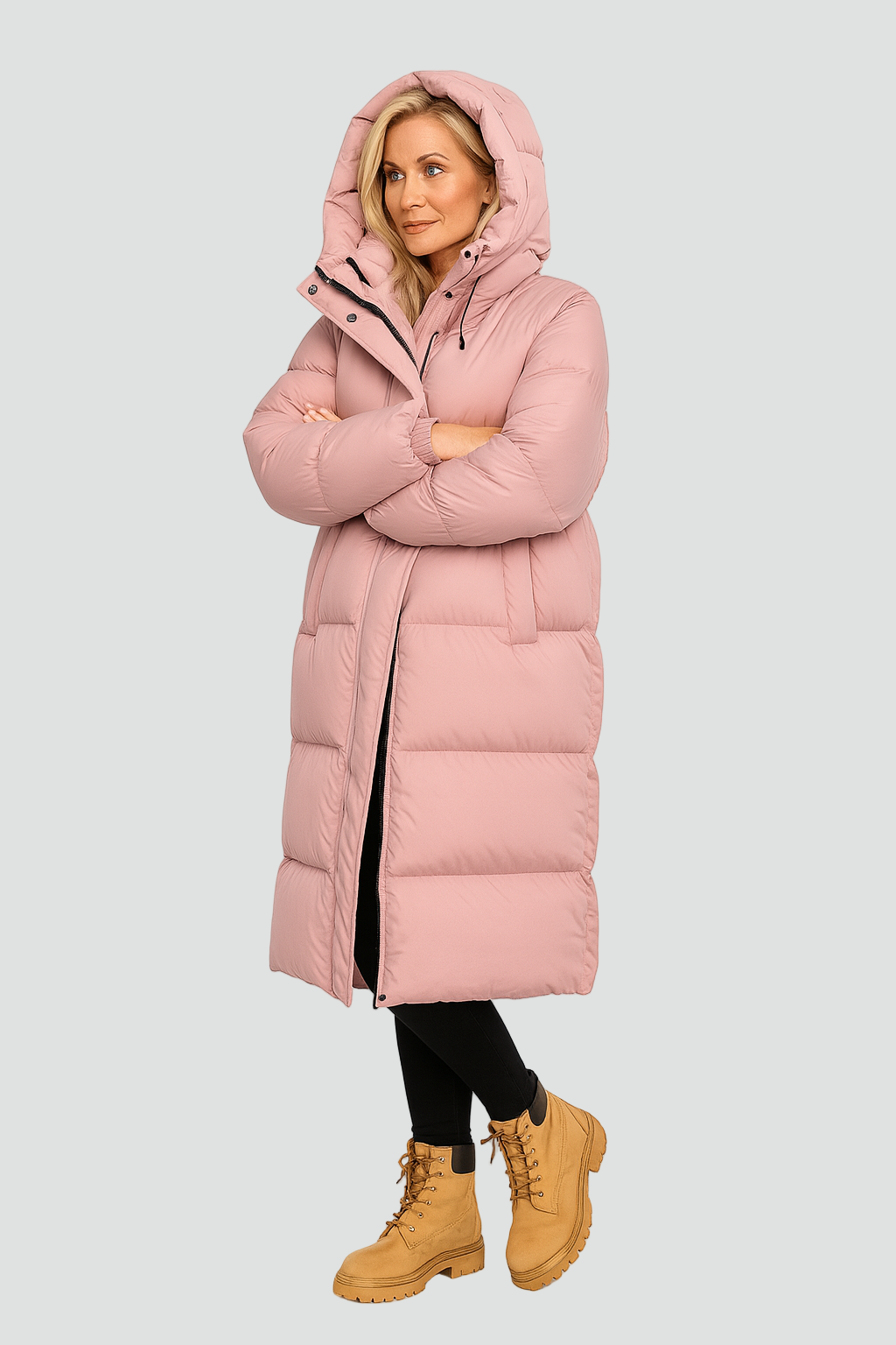 Valérie - Doudoune Chic Longue à Capuche