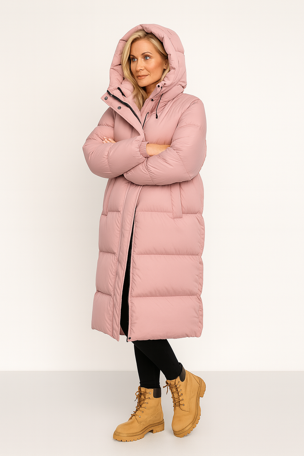 Valérie - Doudoune Chic Longue à Capuche