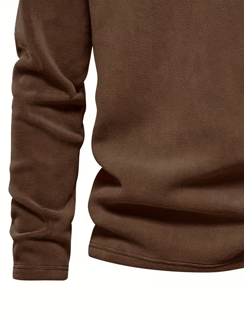 Vincent - Pull Intemporel Zippé Col Montant