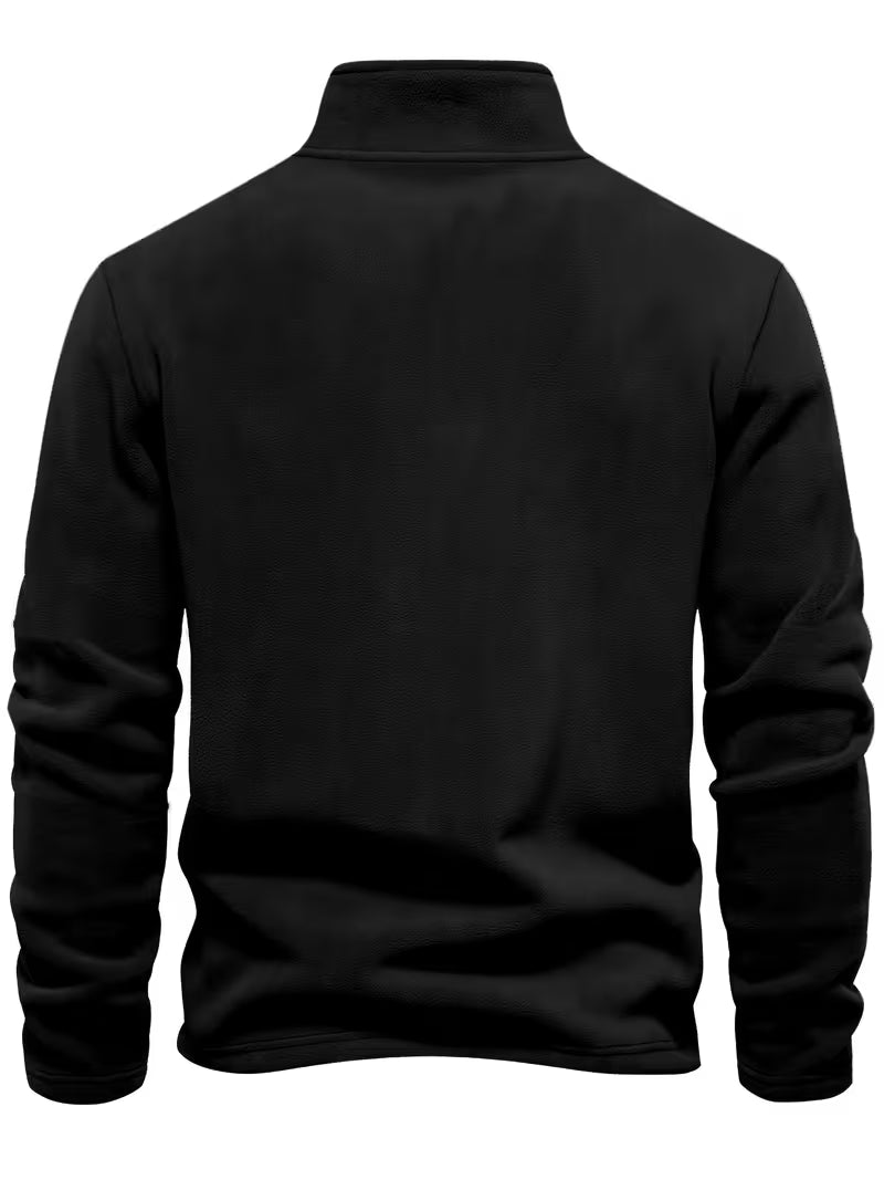 Vincent - Pull Intemporel Zippé Col Montant