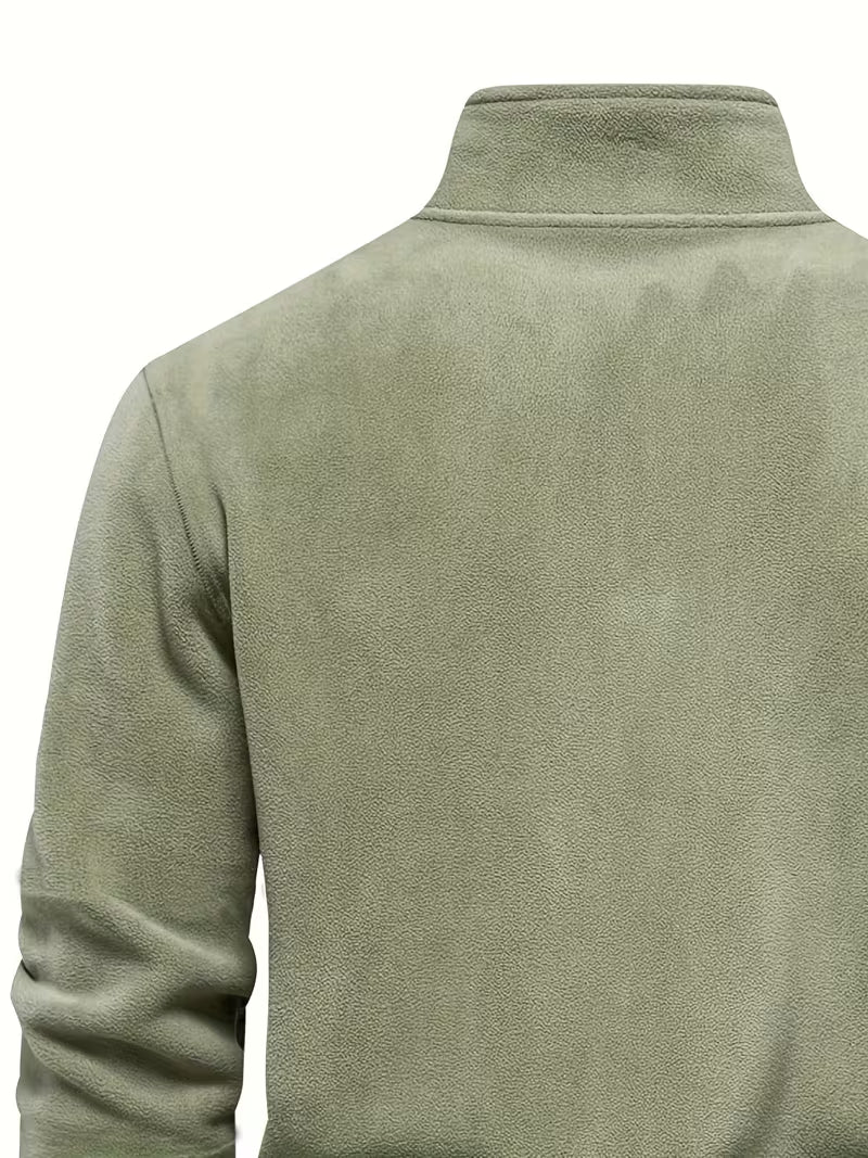 Vincent - Pull Intemporel Zippé Col Montant