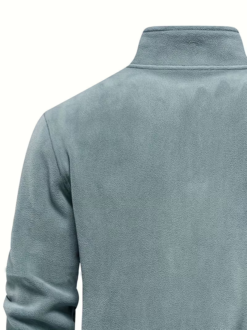 Vincent - Pull Intemporel Zippé Col Montant