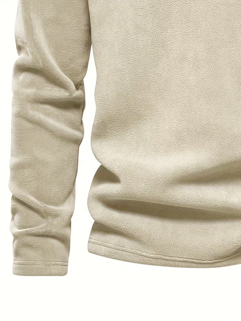 Vincent - Pull Intemporel Zippé Col Montant