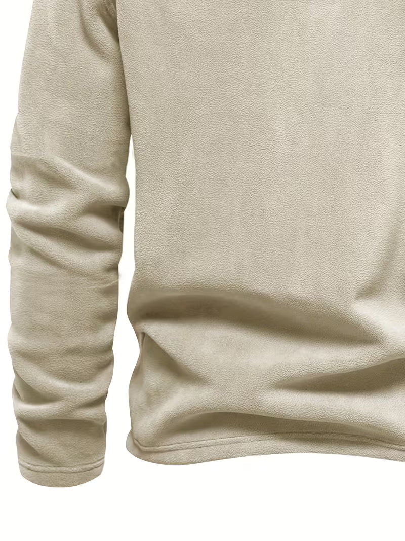 Vincent - Pull Intemporel Zippé Col Montant