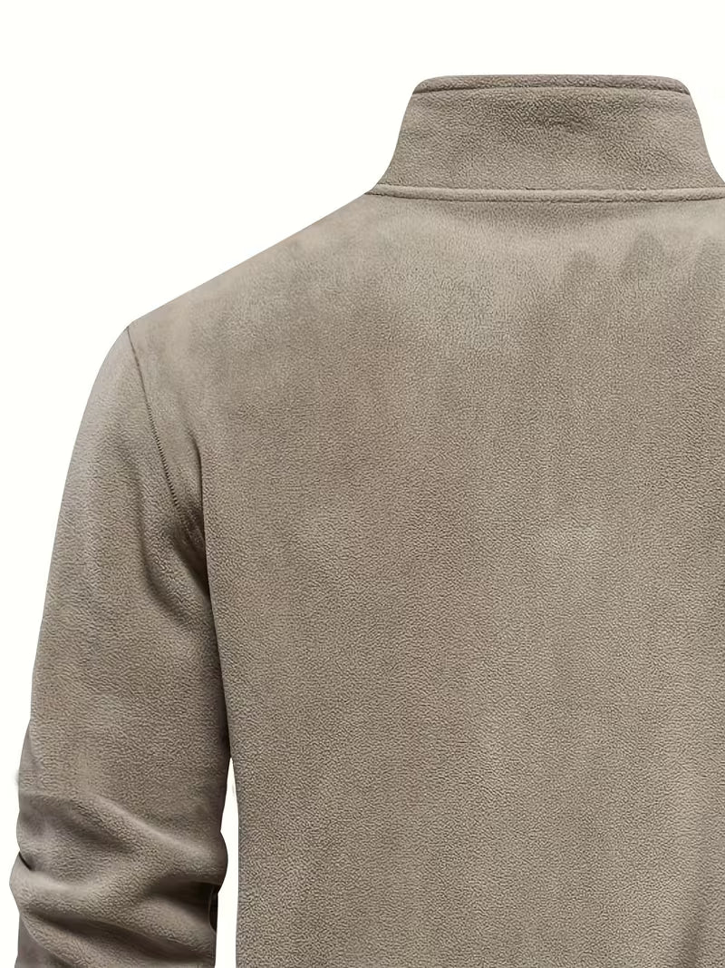 Vincent - Pull Intemporel Zippé Col Montant