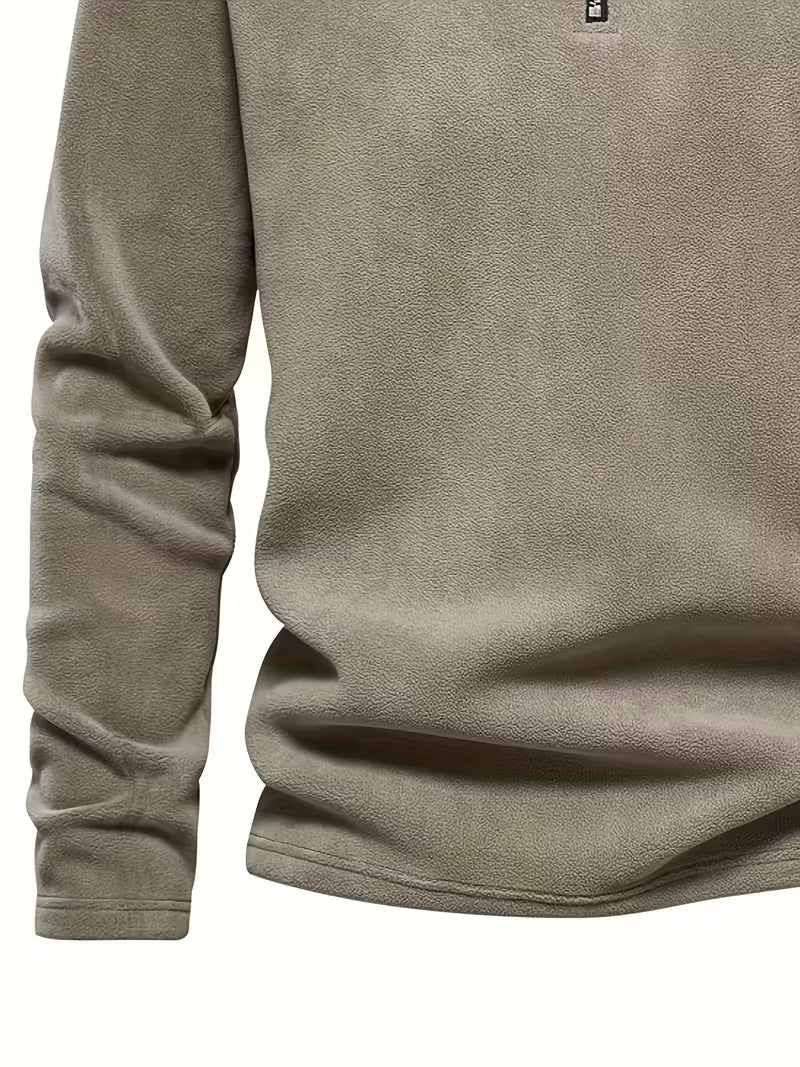 Vincent - Pull Intemporel Zippé Col Montant