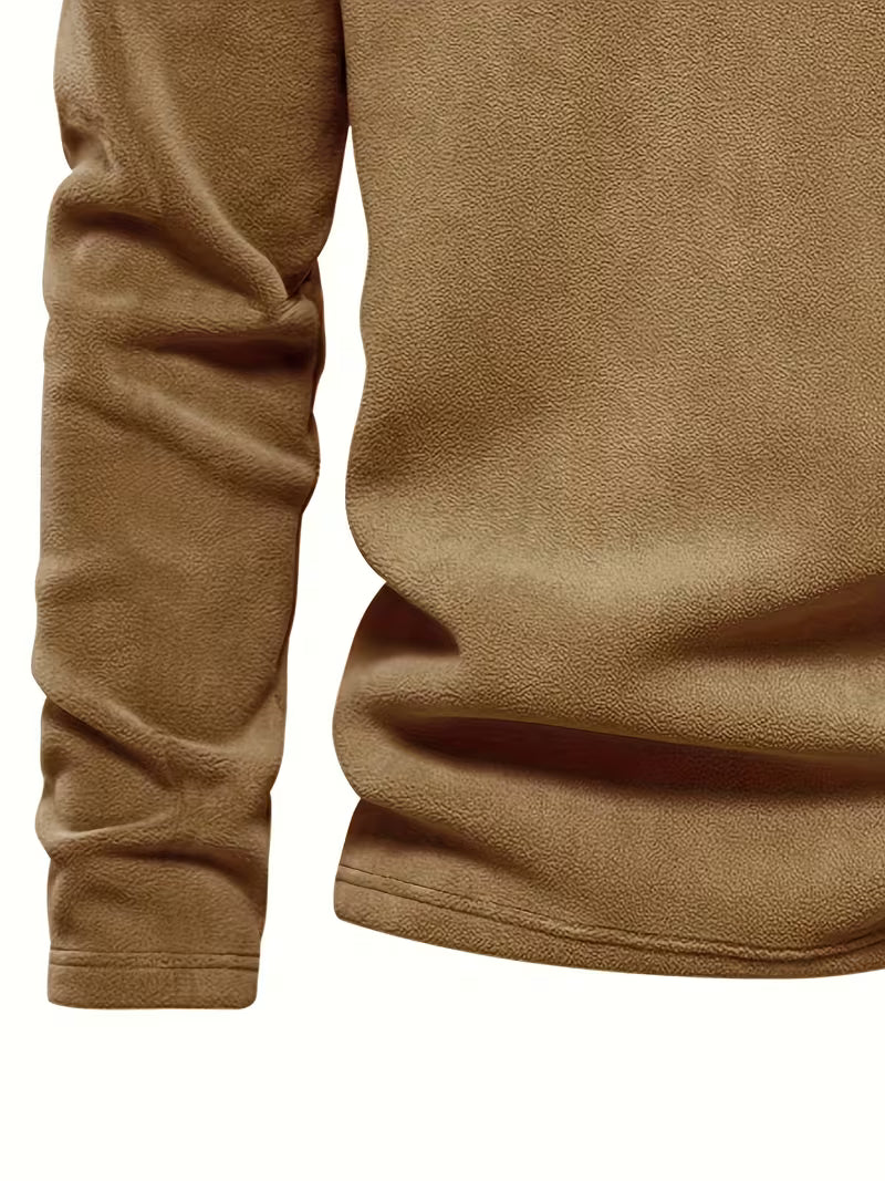 Vincent - Pull Intemporel Zippé Col Montant