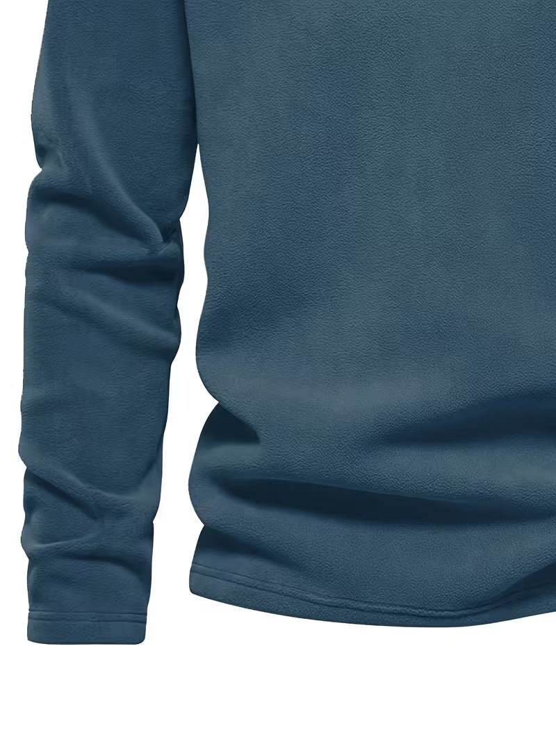 Vincent - Pull Intemporel Zippé Col Montant
