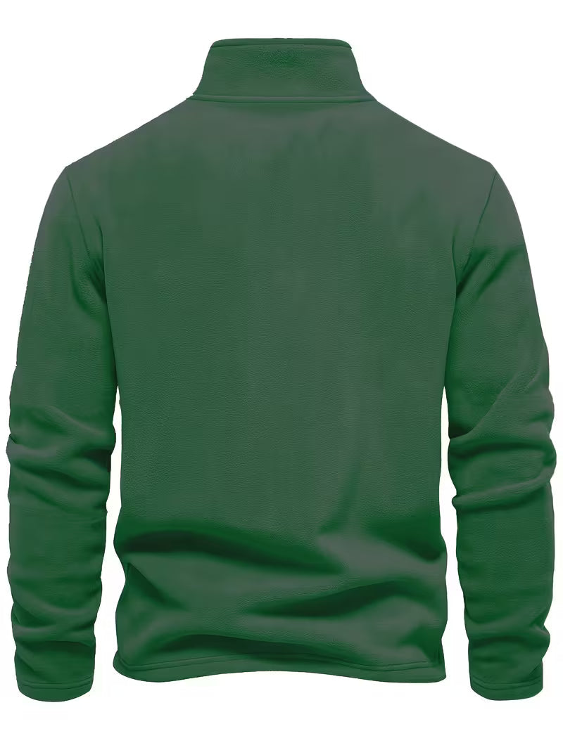 Vincent - Pull Intemporel Zippé Col Montant