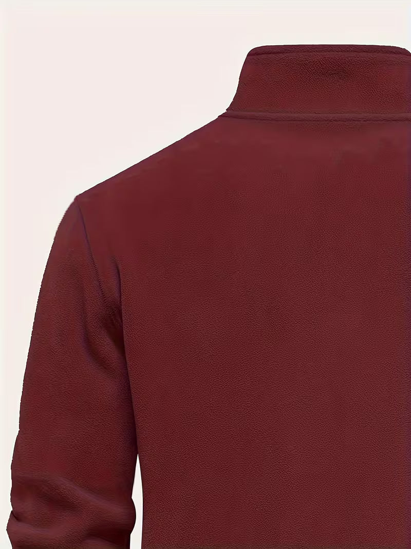 Vincent - Pull Intemporel Zippé Col Montant