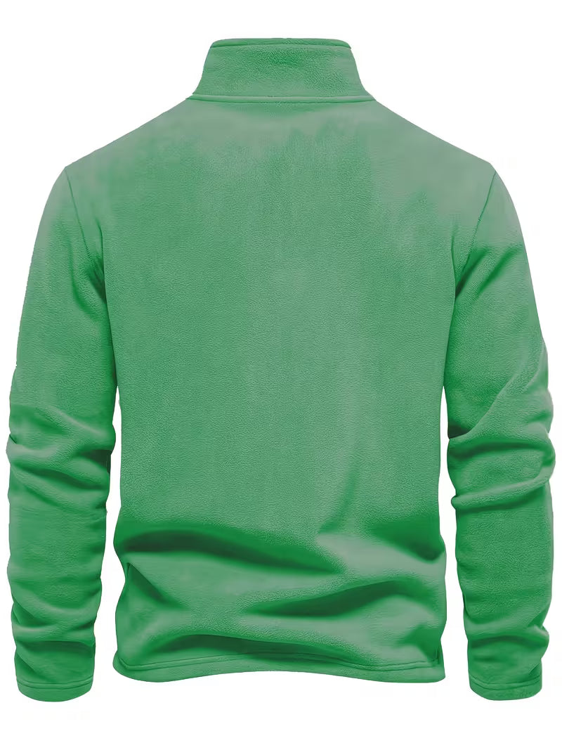 Vincent - Pull Intemporel Zippé Col Montant