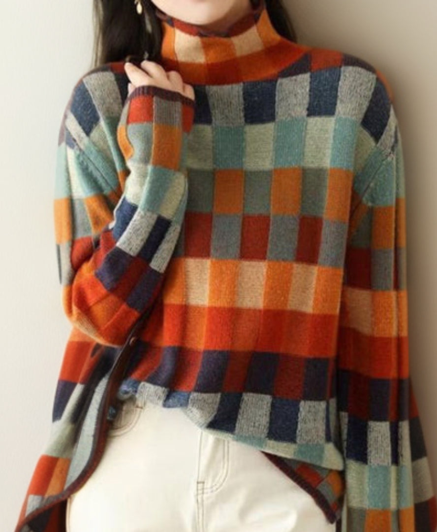 Isabelle - Pull Chic Vintage Imprimé
