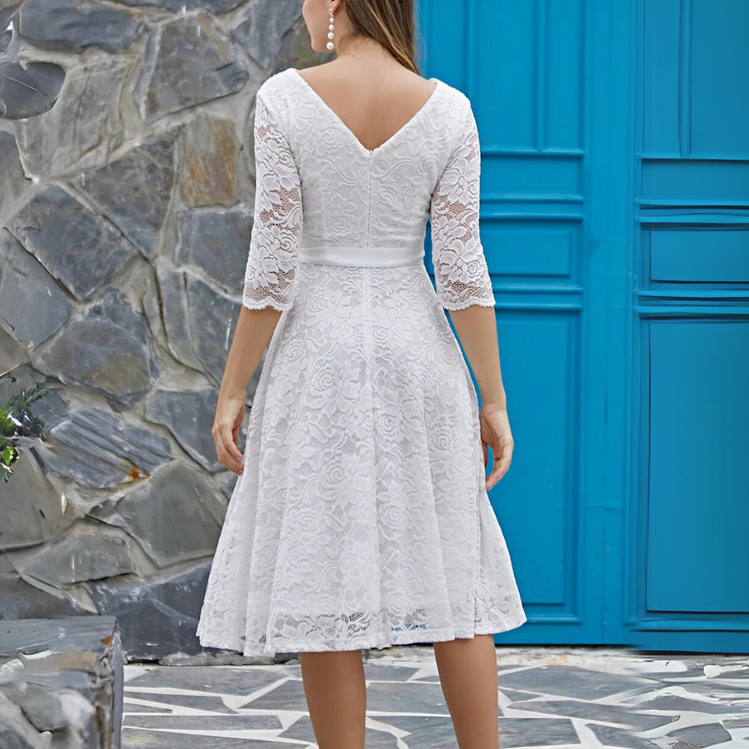 Juliette - Robe D'Été Légère Mi-Longue Imprimée Femme