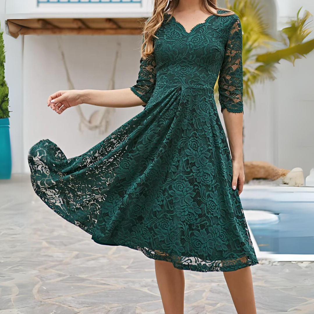 Juliette - Robe D'Été Légère Mi-Longue Imprimée Femme